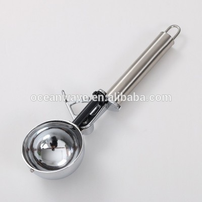 stainless steel special metal spoon ice cream scoop