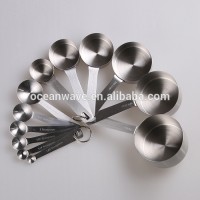 12pcs stainless steel measuring cups and spoons set with top quality