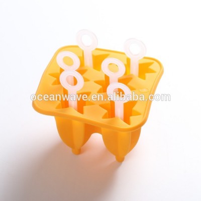 Colorful candy color silicone ice cream mold/Silicone ice lolly moulds